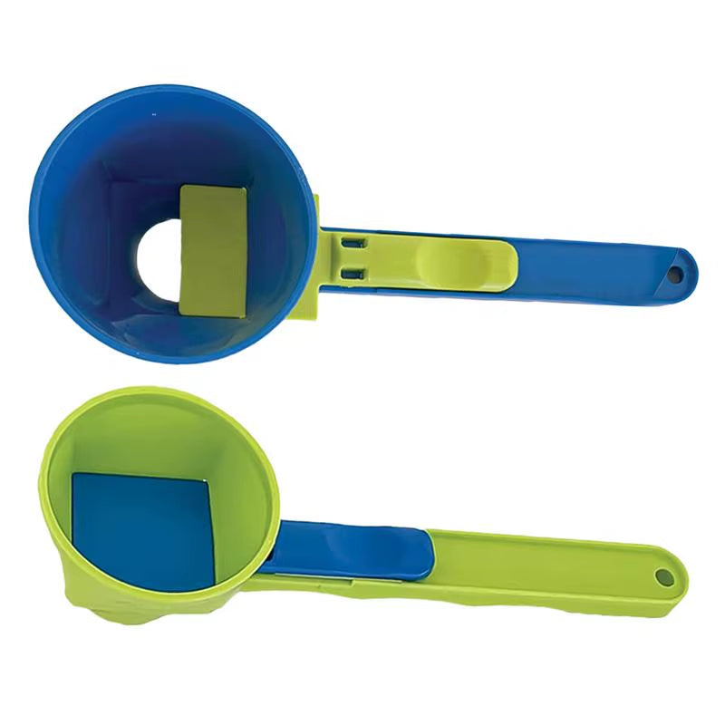 Funnel Scoop Coffee Spoon Protein Powder Funnel Spoon Precise Measurement Funnel Scooper Sliding Design Measuring Spoon Funnel