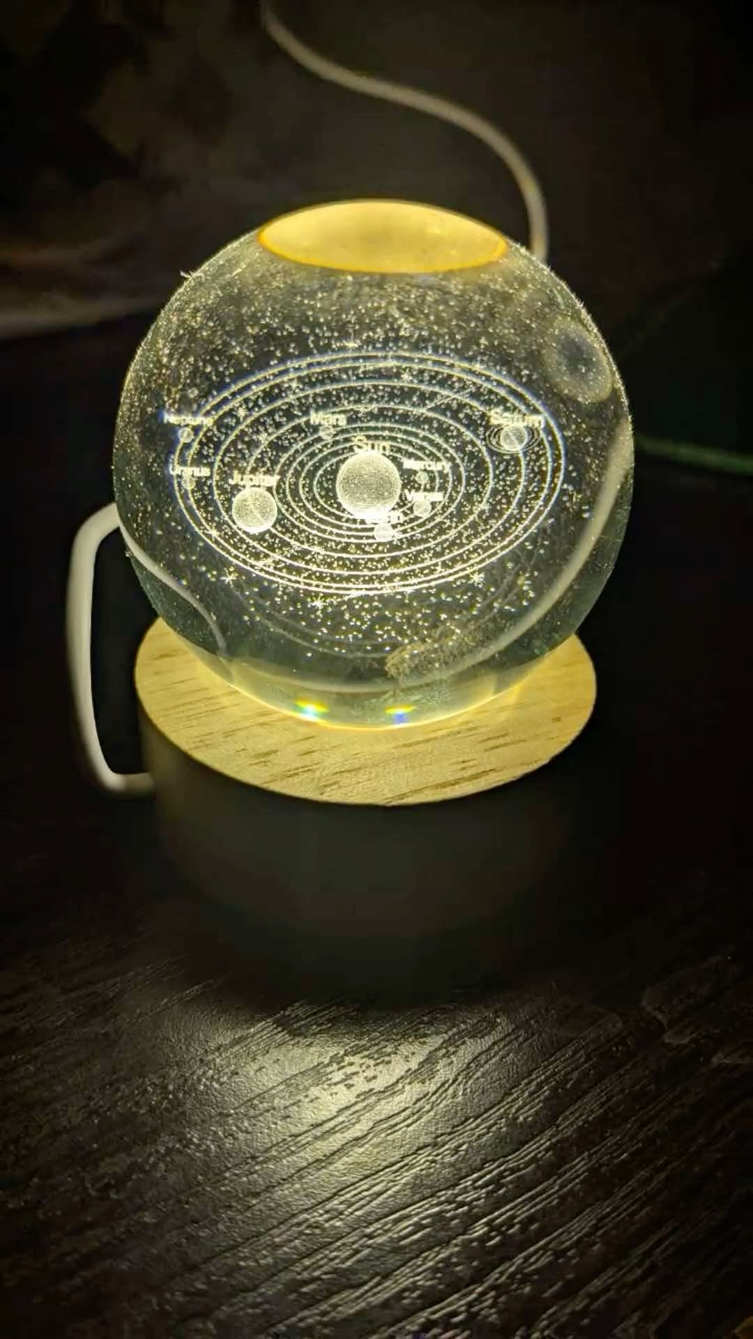 3D Crystal Ball Lamp🔮